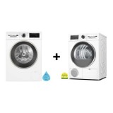 (BUNDLE) BOSCH WGA14400SG Front Load Washing Machine(9kg)(Water Efficiency Class 4) + Bosch WQG24200SG Heat Pump Tumble Dryer (9KG)(Energy Efficiency 5 Ticks)